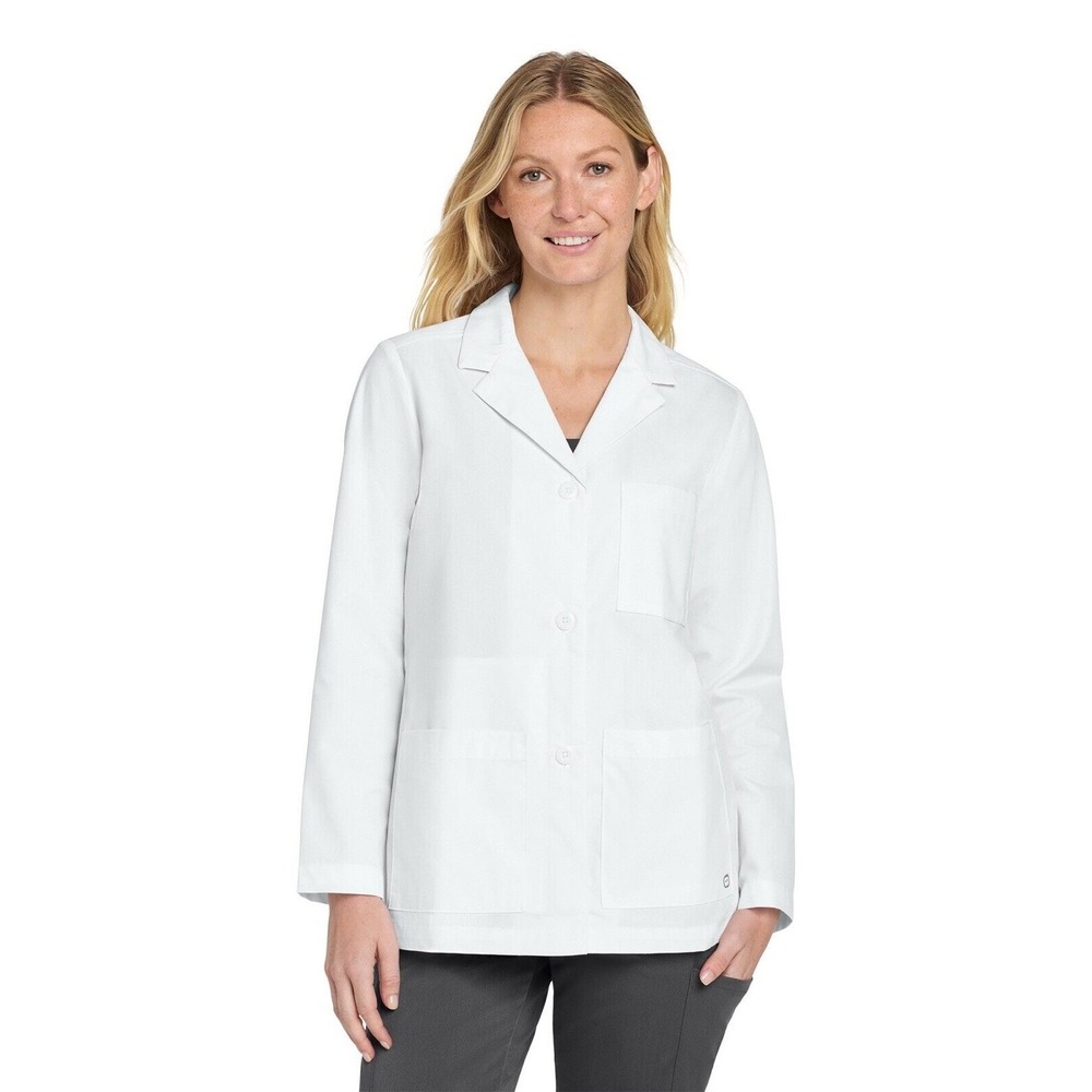 Wonder Wink Women's Classic Fit‎ White Consultation Lab Coat Size Medium